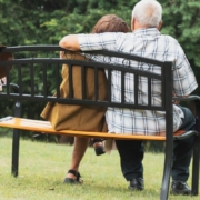 discussing with family the care of senior citizens