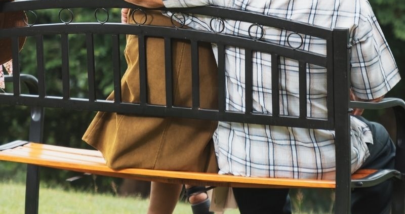 discussing with family the care of senior citizens